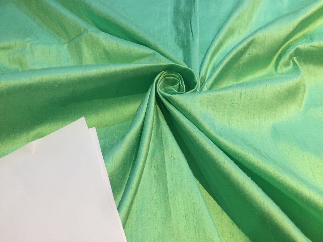 100% Pure silk dupion green 54" wide MM103[1]