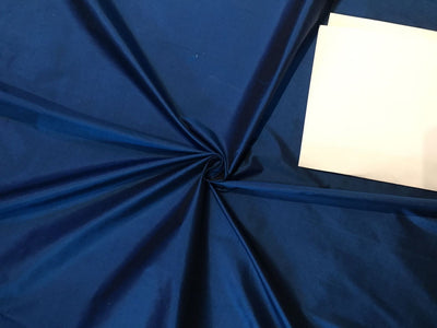 Pure Silk Taffeta  DARK blue 17 MOMME light weight fabric 44" wide ~TAF318