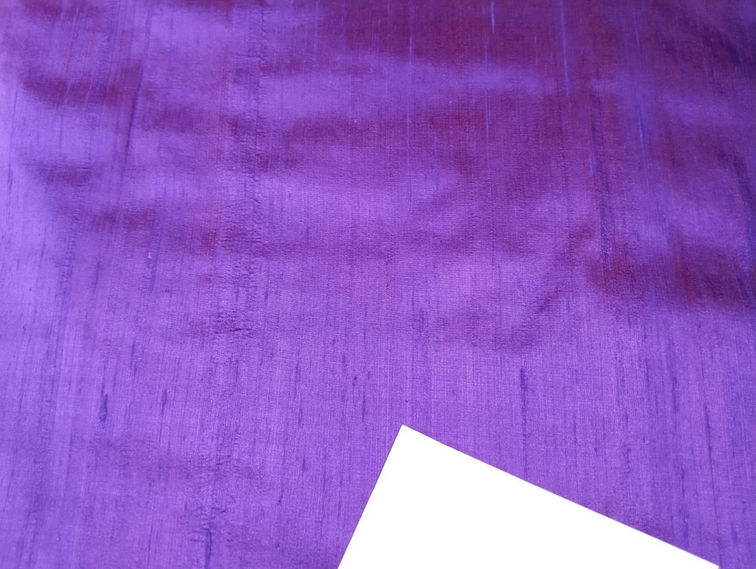 SILK Dupioni FABRIC red x royal blue Shot [ purple iridescent ] 54" wide MM3[5]