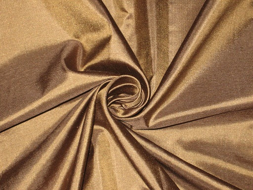 Mary Ann plain silk fabric Dark Brown silk 44&quot;