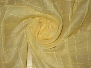 100%cotton organdy fabric 44&quot;-square pintuck~mango colour