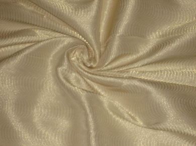 Silk Brocade Ivory Gold Colour 44" wide BRO15[3]