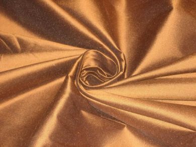 Silk dupioni FABRIC Caramel Brown color 54" wide DUP34[2]