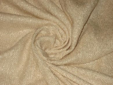 100% Linen Cream Colour Fabric 50" wide