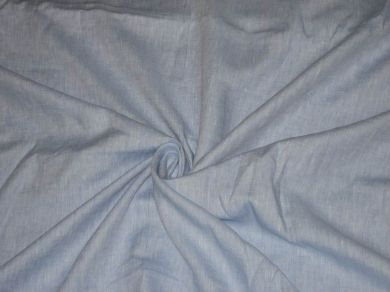 Powder Blue Colour Chambray cotton 58" wide [985]