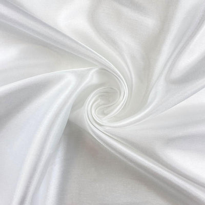 100% pure silk dupioni fabric white color 40 momme 54" wide DUP346