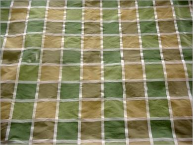 silk taffeta plaids w / satin stripes [346]