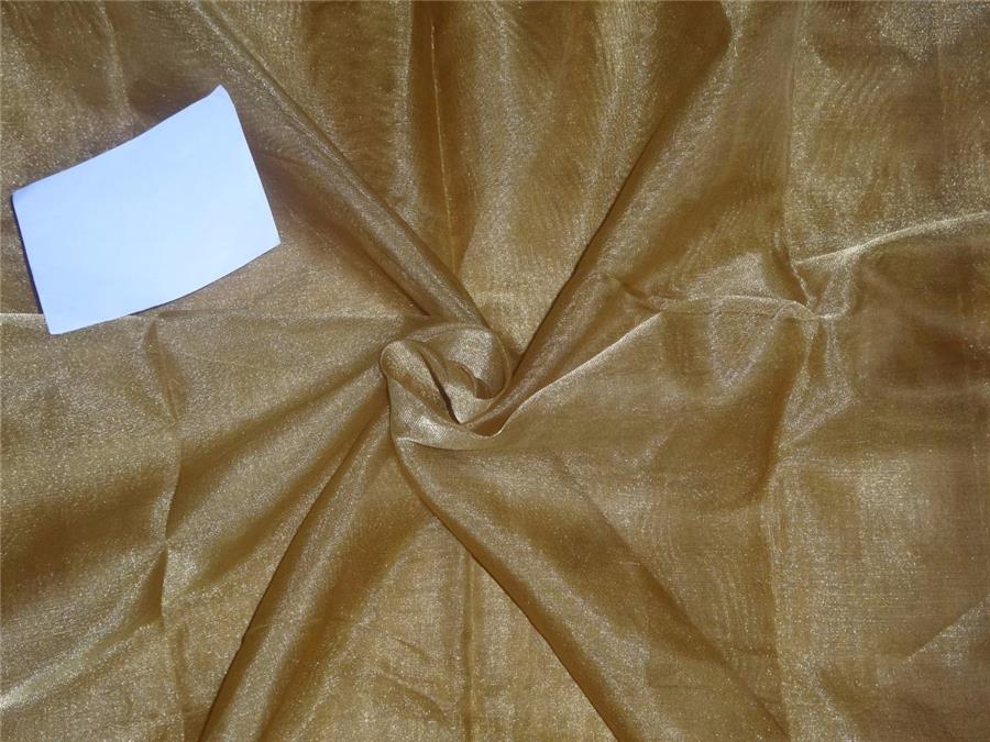 silk metalic tissue organza fabric GOLD 44" wide mixbkA11[5]