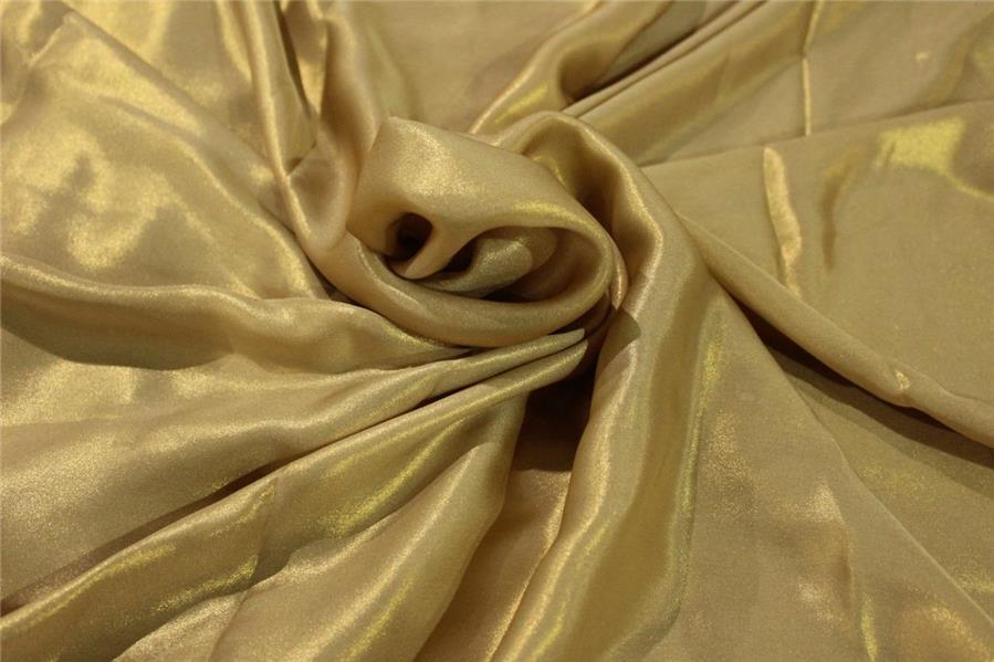 Polyester Shimmer Fabric GOLD color 44&quot;wide FF#16[4]