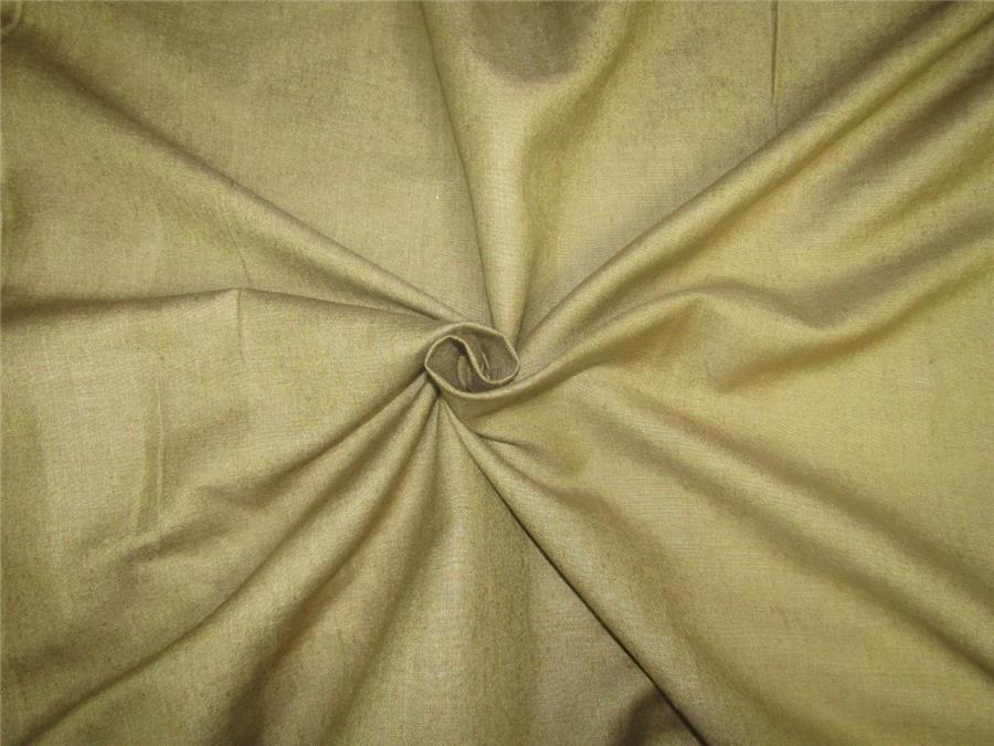 silk linen fabric khaki color 54" wide [8716]