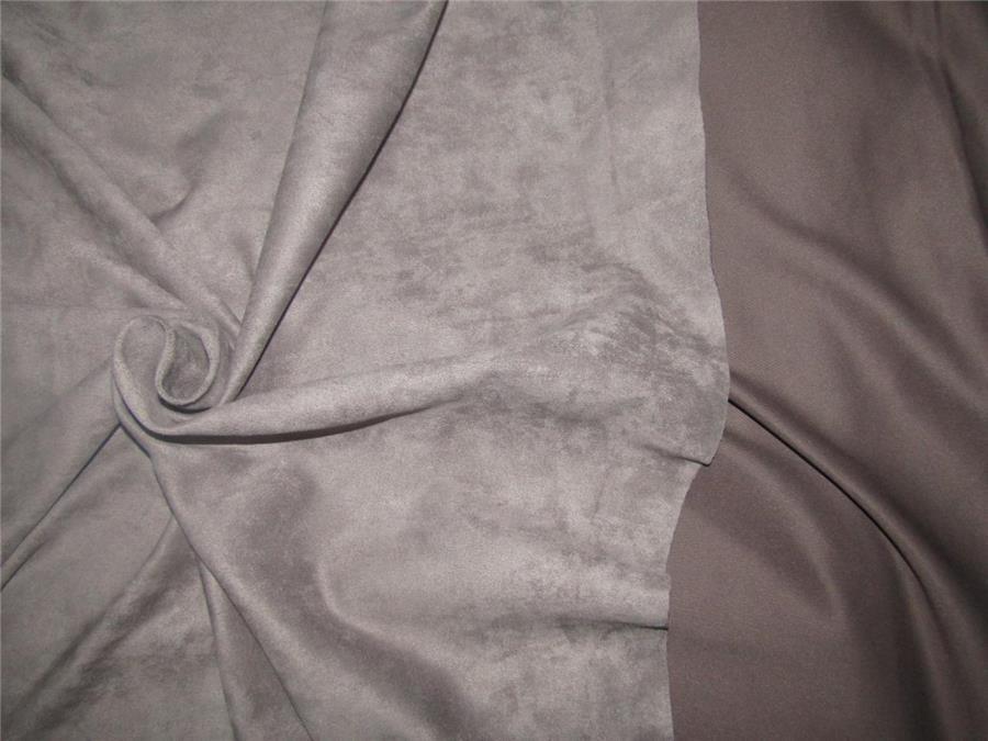 Grey Color Scuba Suede Knit fashion wear fabric ~ 59&quot; wide[8754]