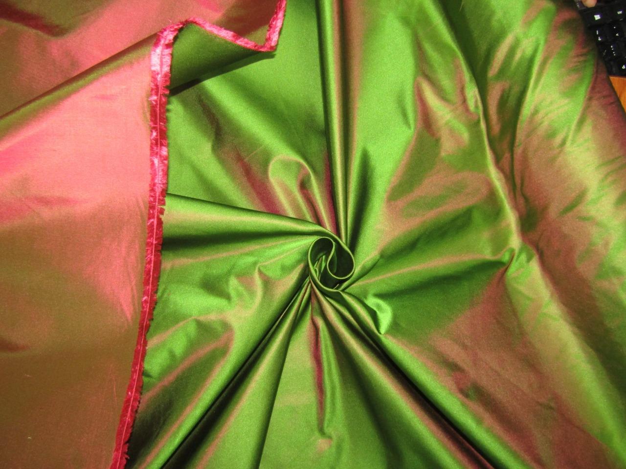 53 momme polyester dutchess satin iridescent green 54" wide