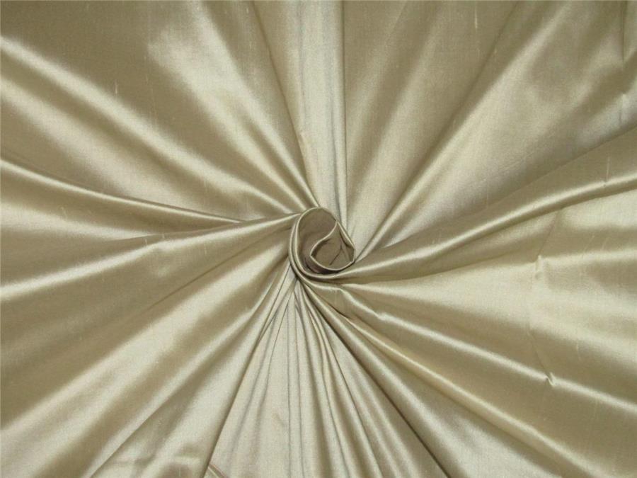 100% pure silk Dupioni fabric beige color 54" wide DUP#255[4]