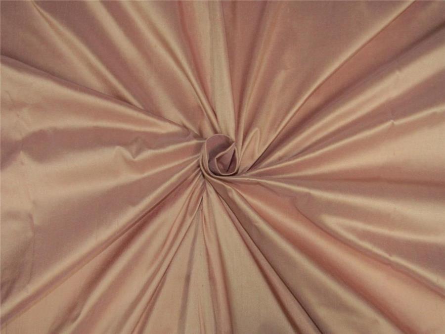 100% pure silk dupioni fabric blush x light gold shot color 54" wide DUP#B[6]