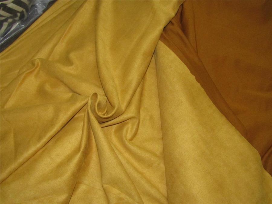 Camel Gold Color Scuba Suede Knit fashion wear fabric ~ 59&quot; wide[8658]