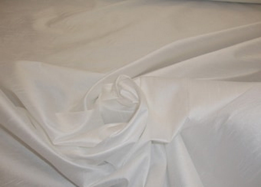 White dupioni fabric 54" wide DUP14