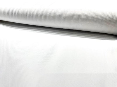 100% Cotton Italian Classic White Colour Dobby Fabric 58" wide [12247]