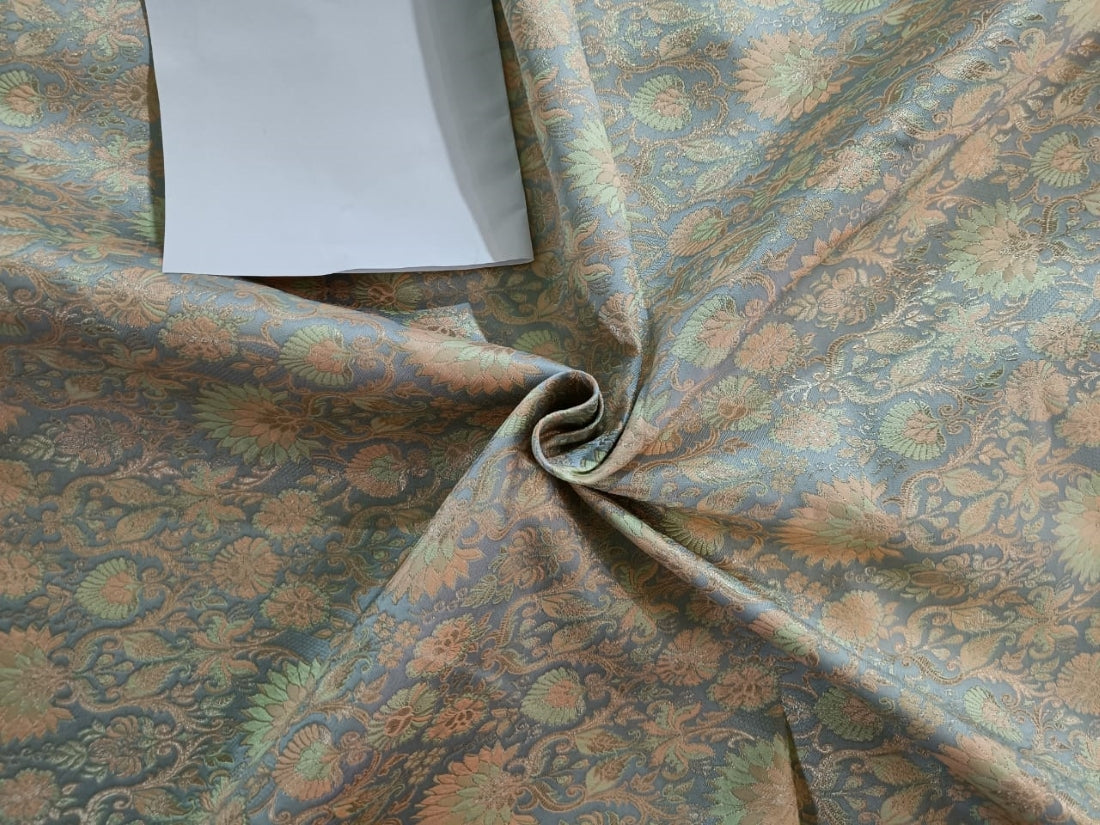 Silk Brocade floral fabric  44" wide BRO809[1]/[2]