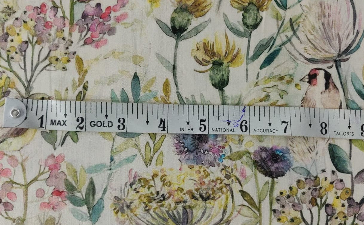 100% Glazed cotton Floral digital prints 44" wide available in five varieties [12811-12815]