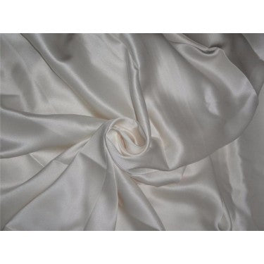 100% Silk Satin fabric 60-200 gms white colour 44&quot; wide dyeable - The Fabric Factory