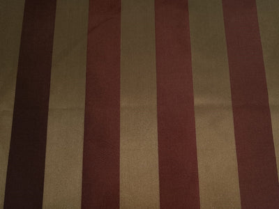 Taffeta dusty golden red and gold satin stripe 54" wide TAF#NEWS6[1]