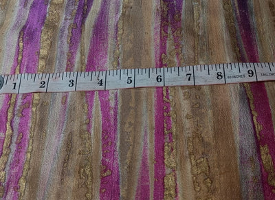 100% Pure Silk Tussar 44" wide available in two designs tie dye and gold print 44" wide [12341/42]