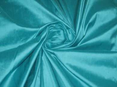 silk dupioni silk 54&quot;Aqua Blue colour