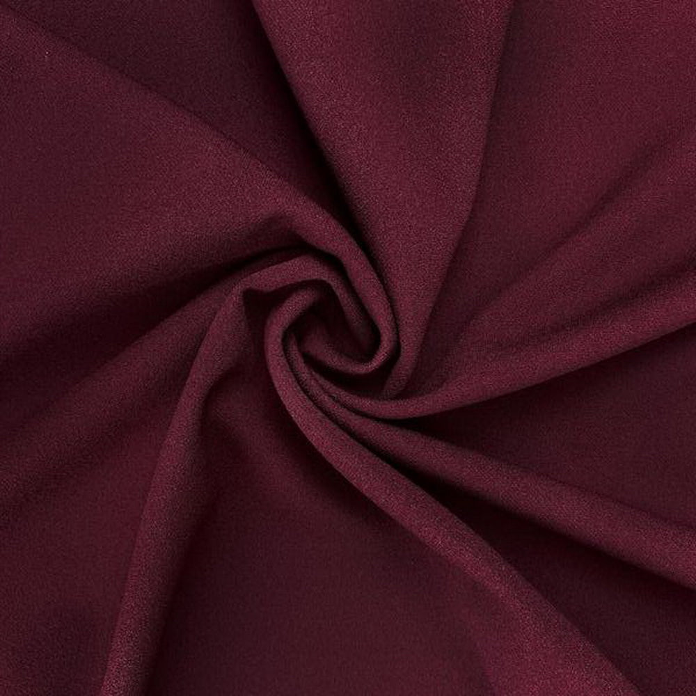 Aubergine Scuba Crepe Stretch Jersey Knit Dress Fabric ~58&quot; wide[10483]