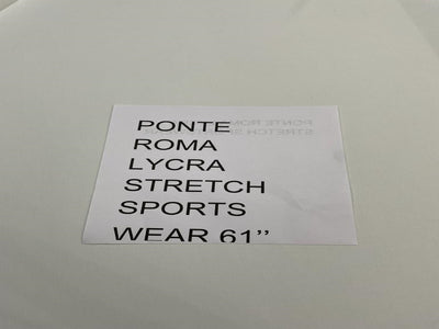 Ponte Roma Lycra Stretch Sports Wear 61&quot; wide