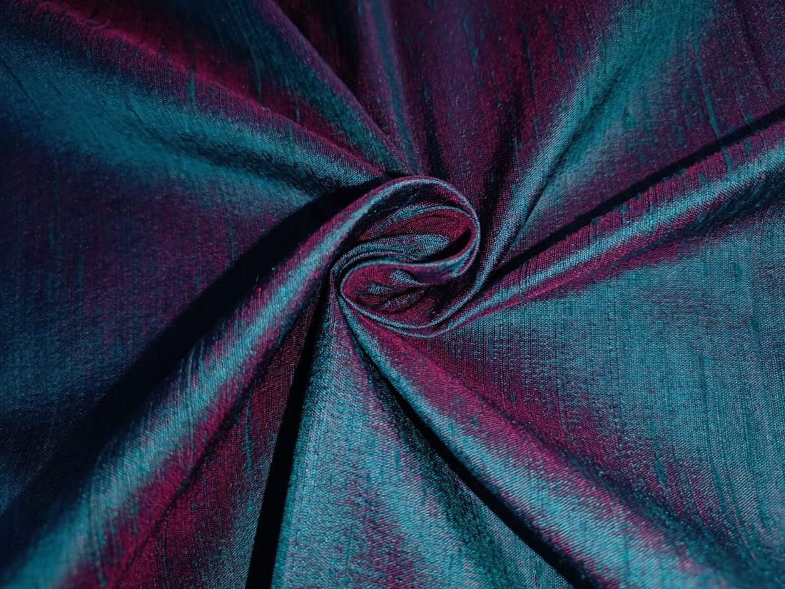 London green x pink silk dupioni 54" wide with slubs MM21/22[3]