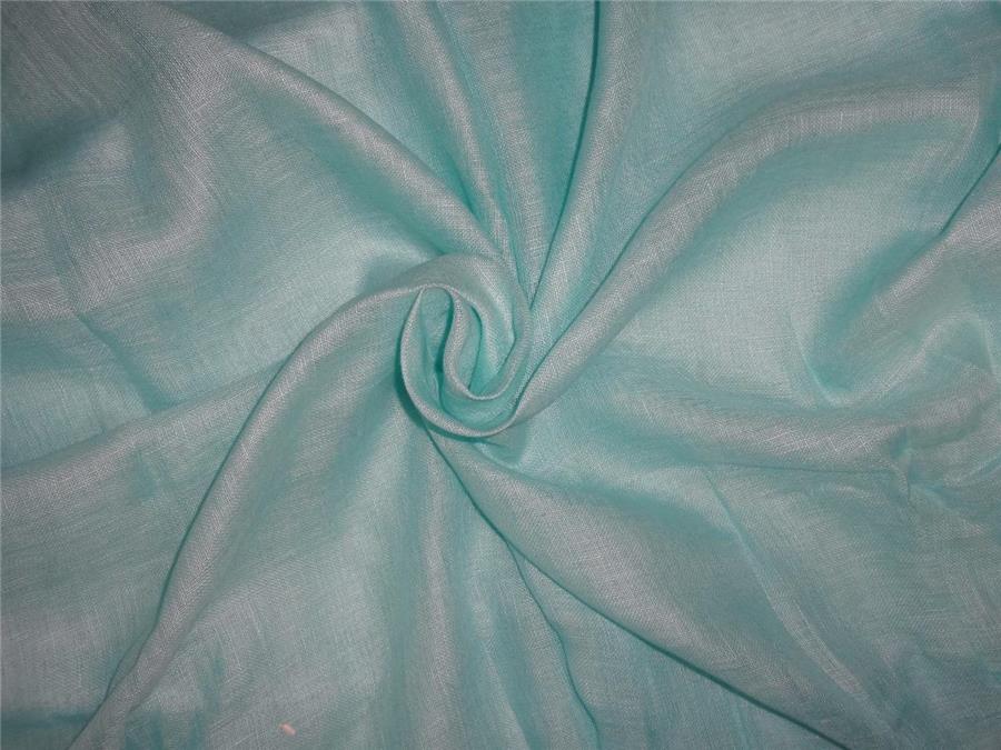 Sheer Gauze Linen--light blue Thin Transparent Linen Fabric 58" wide