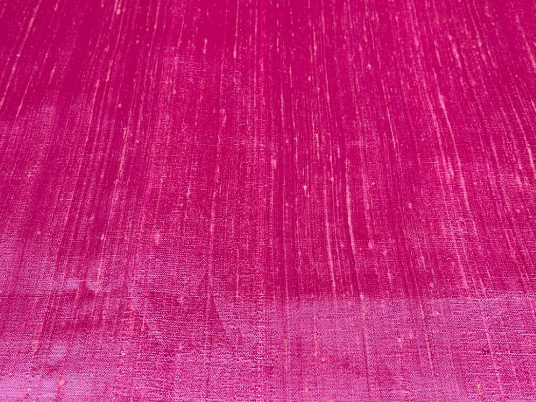 100% Pure SILK Dupioni FABRIC pink color 54" wide with slubs MM3[1]