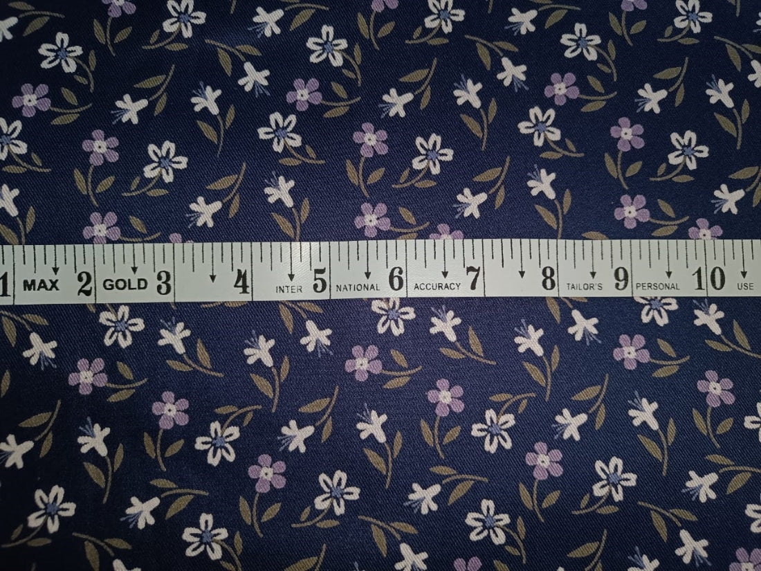 Rayon Twill Floral Printed fabric 58'' wide