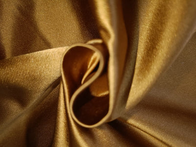 Silk Dutchess Satin fabric walnut color 54" wide [7945]