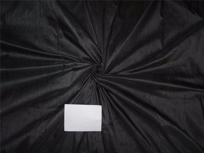 100% PURE SILK DUPION FABRIC CHARCOAL GREY color 54" wide WITH SLABS MM73[4]