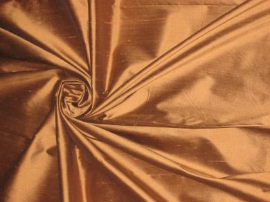 silk dupioni silk 54&quot; width -Copper colour DUP36[2]
