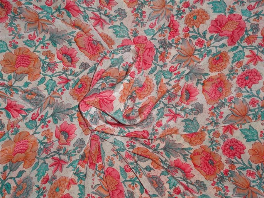 pure silk CDC crepe printed fabric 16 mm weight b2#101[nv]2