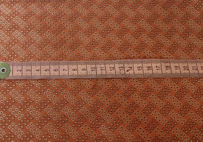 SILK BROCADE FABRIC orange 44" wide BRO14[5]