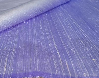 SILK Dupioni FABRIC Purple With Ivory Shot Lilac iridescent 54" wide MM4[1]