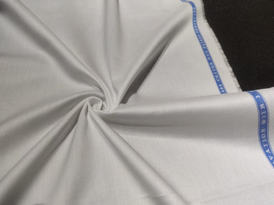 Zero iron White Fine Wrinkle Resistant Giza Cotton fabric 58" wide [11661]