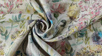100% Glazed cotton Floral digital prints 44" wide available in five varieties