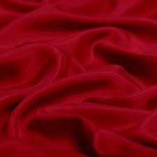 14MM BLOOD RED COLOR PLAIN HABOTAI SILK FABRIC