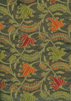 silk dupioni multi colour jacquard 44" wide [728]
