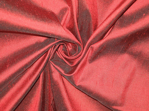 SILK Dupioni FABRIC Burgundy Red Colour 54" wide DUP5[2]