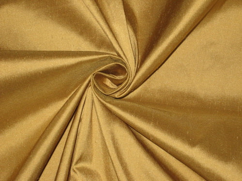 Pure SILK Dupioni FABRIC Pure Golden Glow 54&quot; wide