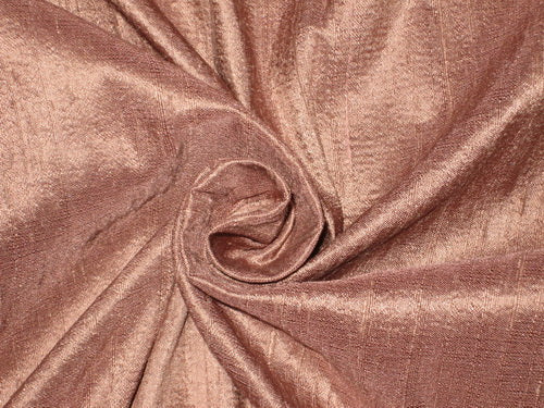 100% Pure SILK Dupioni FABRIC Dark Dusky Pink colour 54" wide PKT#125[2]