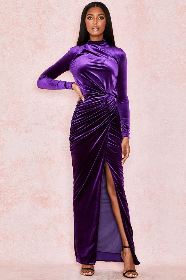 100% Micro Velvet Bright Purple Fabric 44" wide [7636]