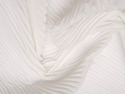 Polyester Pleated Georgette Fabric ~ 44'' wide.[1735]