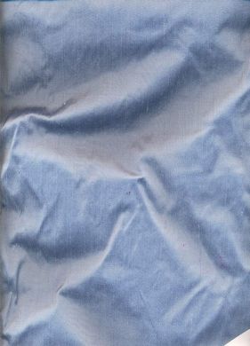 Silk Dupioni fabric 54&quot; greyish blue colour - The Fabric Factory