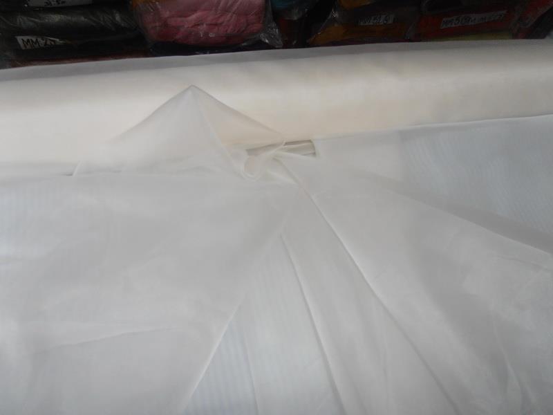 premium quality 5.2 momme -off White imported 100% silk organza 44&quot; wide